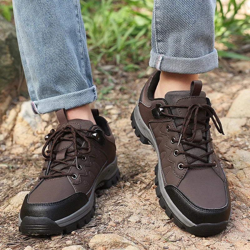 Heren Lage Outdoor Wandelschoenen Waterdicht met Stevige Grip