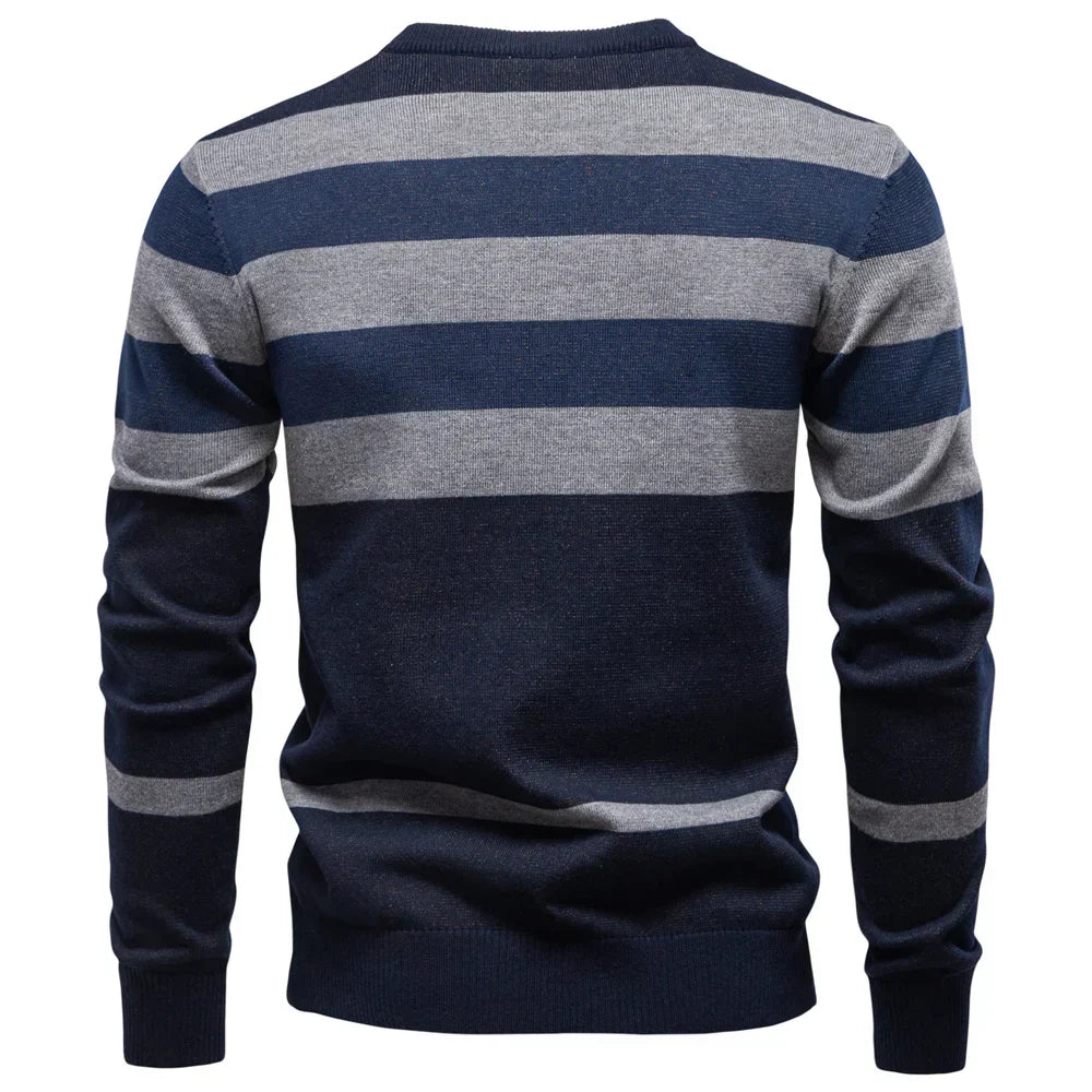 Rosenfeld | Strickpullover für Herren mit Rautendesign
