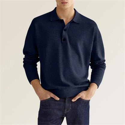 Eleganz Edge Polo | Herren Langarm-Polo