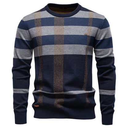 Rosenfeld | Strickpullover für Herren mit Rautendesign
