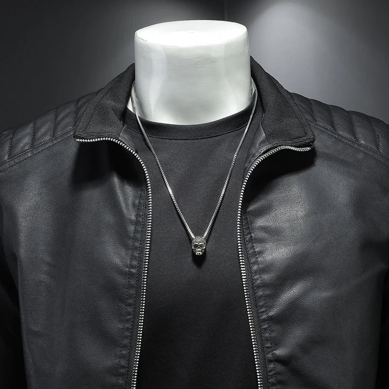 Premium Designer Lederjacke