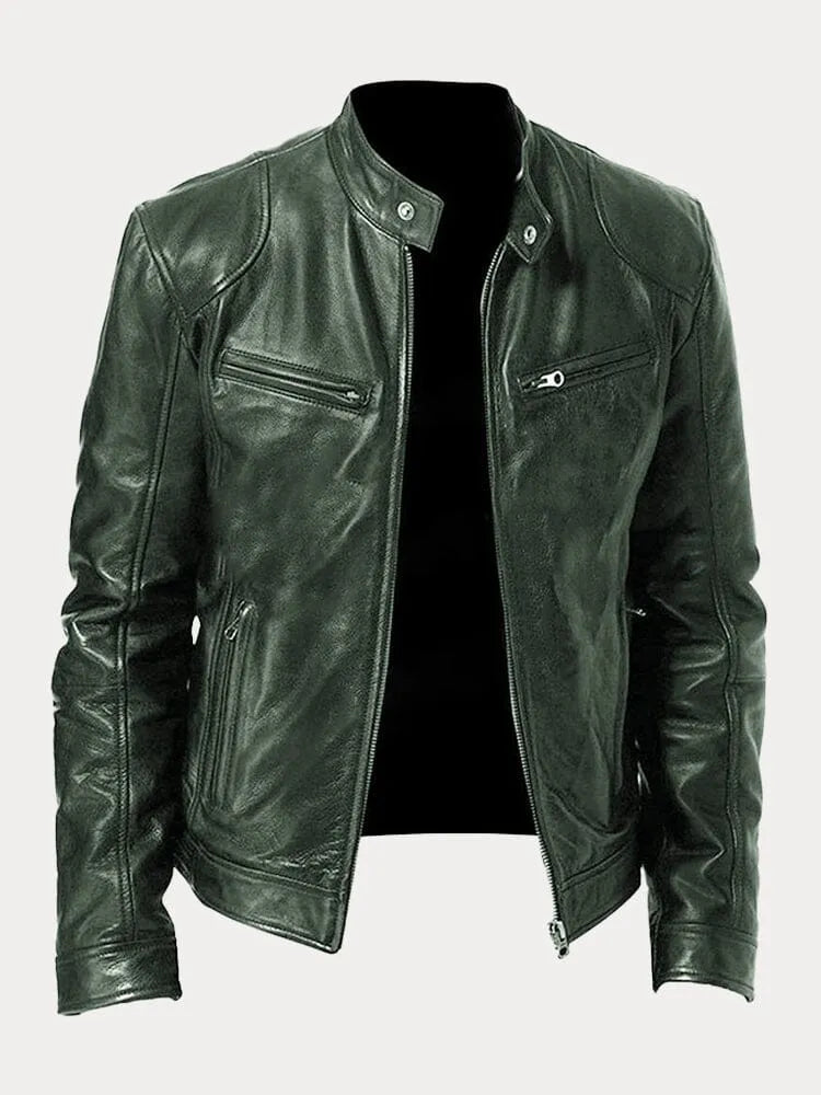 Lederjacke Essential