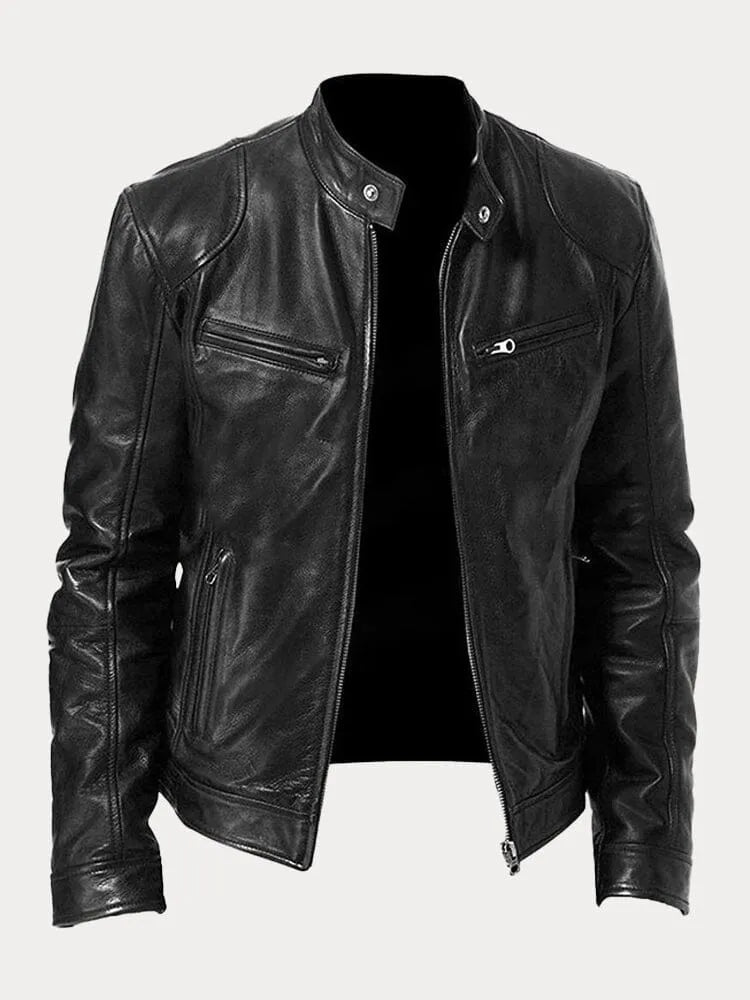 Lederjacke Essential