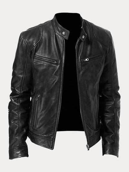 Lederjacke Essential