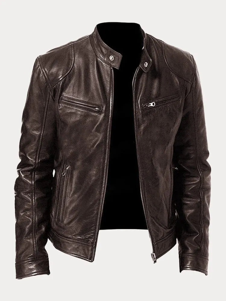 Lederjacke Essential