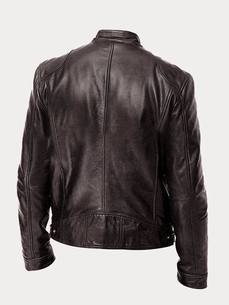 Lederjacke Essential