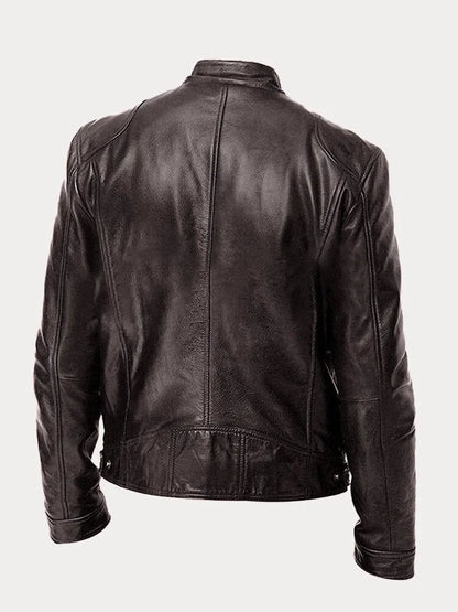 Lederjacke Essential