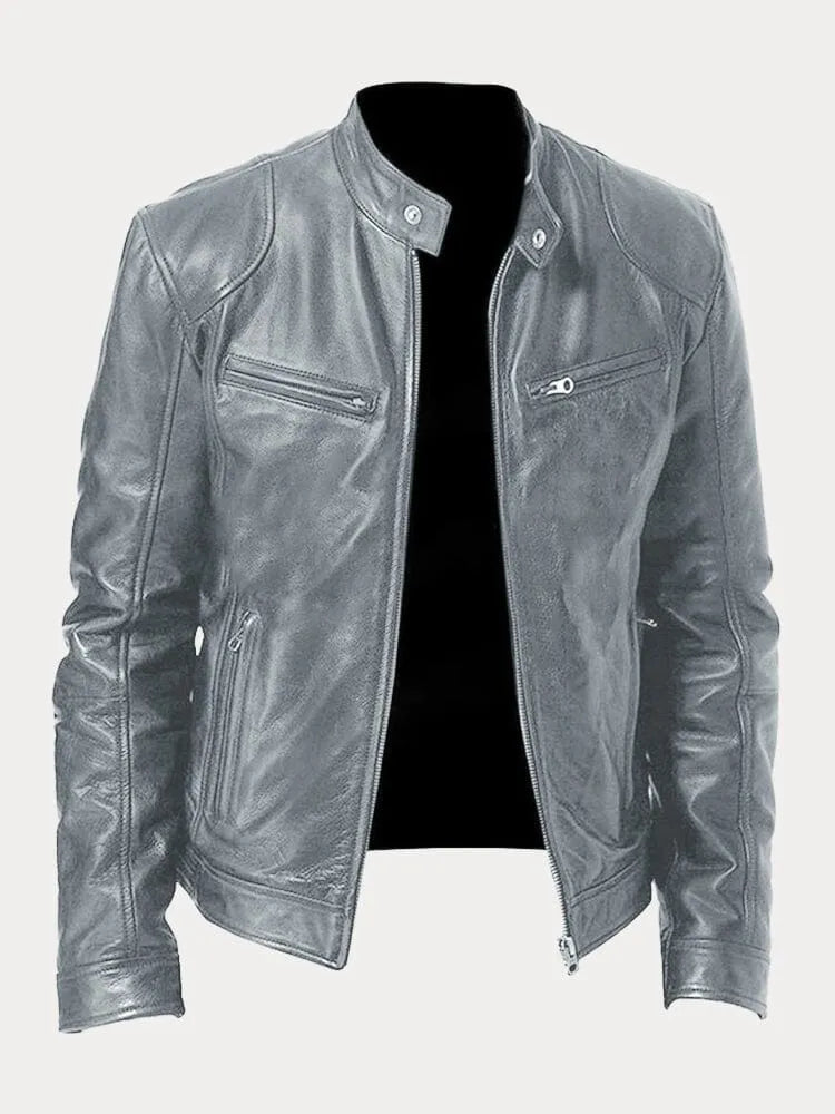Lederjacke Essential