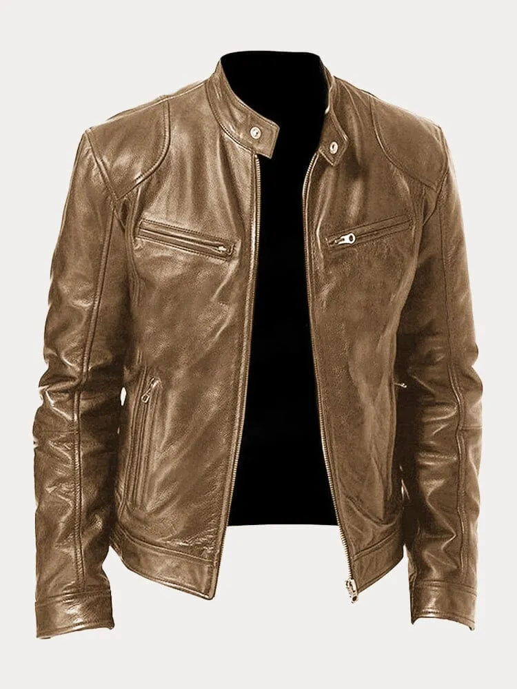 Lederjacke Essential