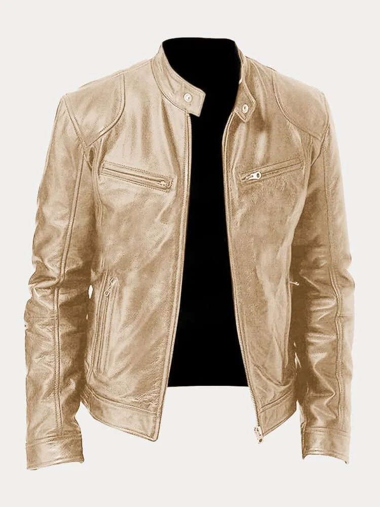 Lederjacke Essential