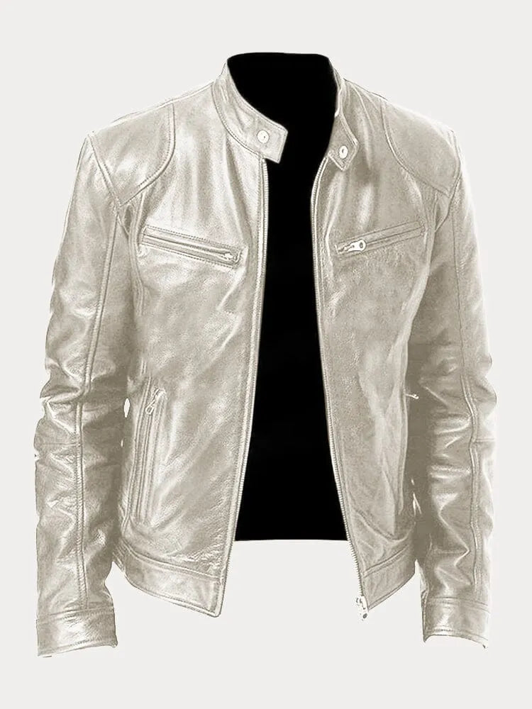 Lederjacke Essential