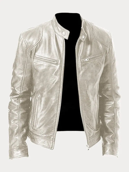 Lederjacke Essential