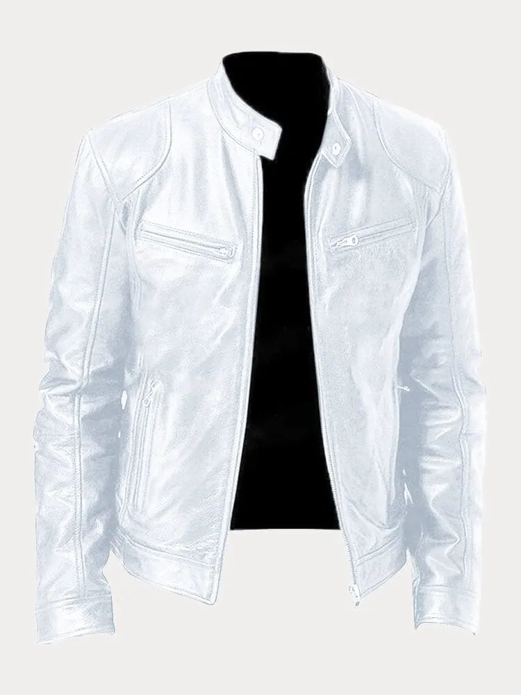 Lederjacke Essential