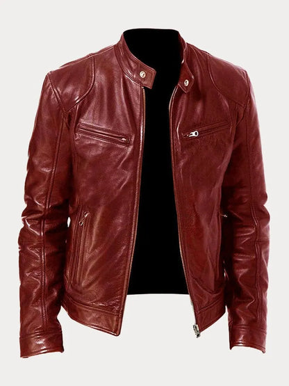 Lederjacke Essential
