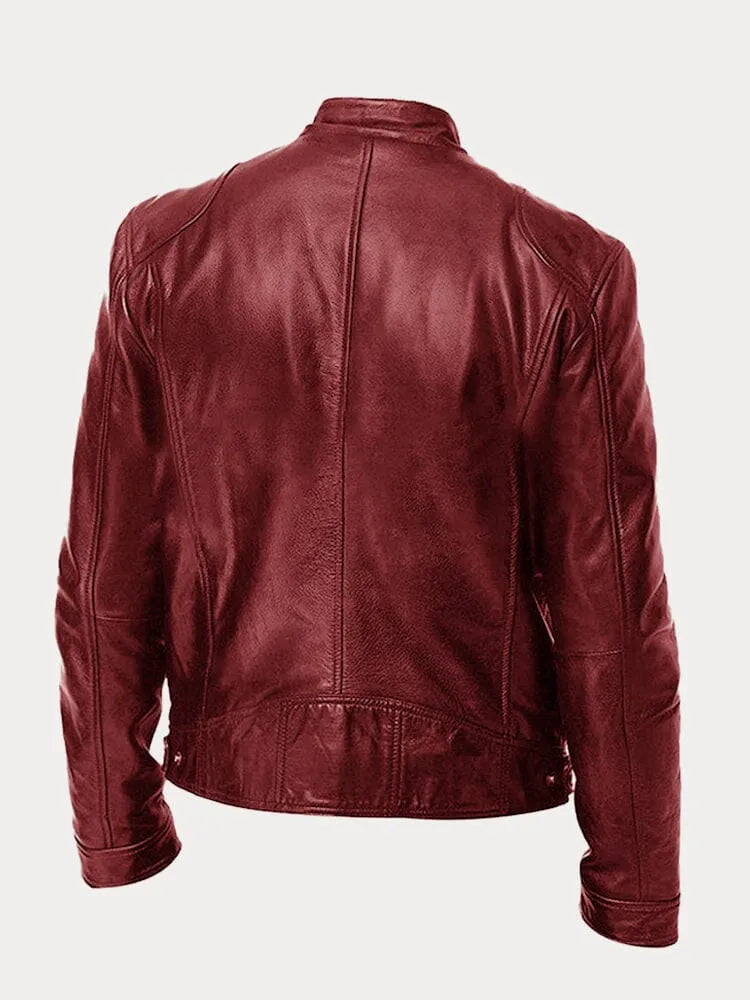 Lederjacke Essential