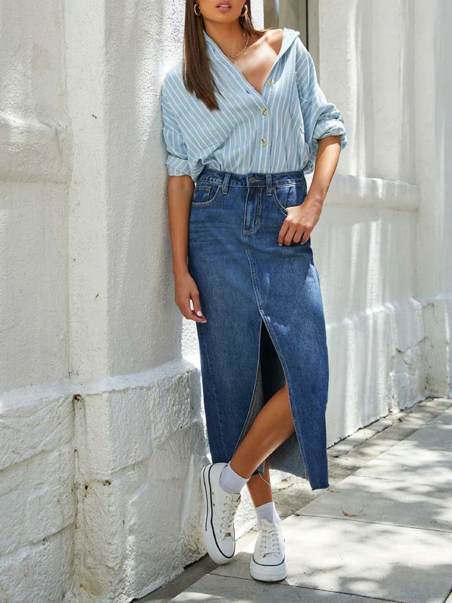 ROMHILD Denimrock mit Schlitz