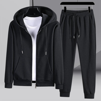 Sergio™ Waffelstrick Lounge-Set - Gemütliches Herren Loungewear