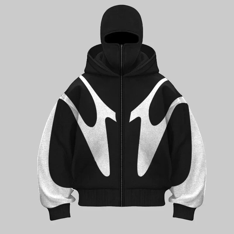 Ellery™ – Streetwear Balaclava Hoodie für Herren