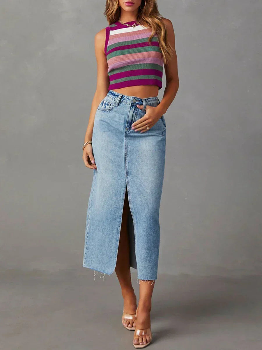 ROMHILD Denimrock mit Schlitz