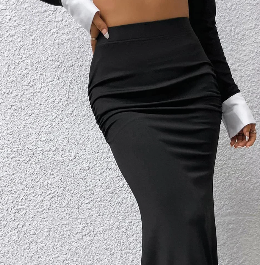 Lola - Hohe Taille Maxi-Rock