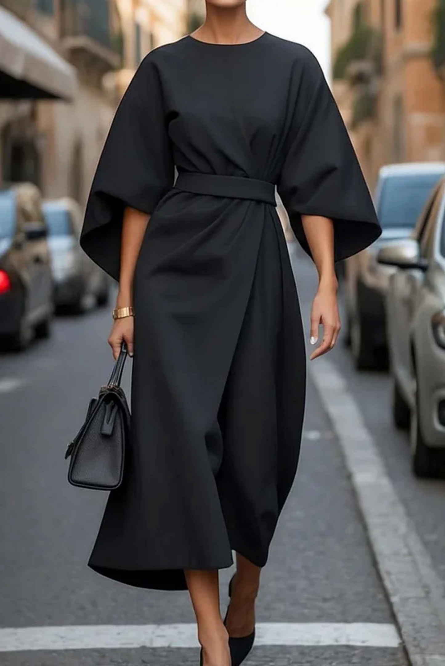 Keira - Kleid mit Weiten Ärmeln