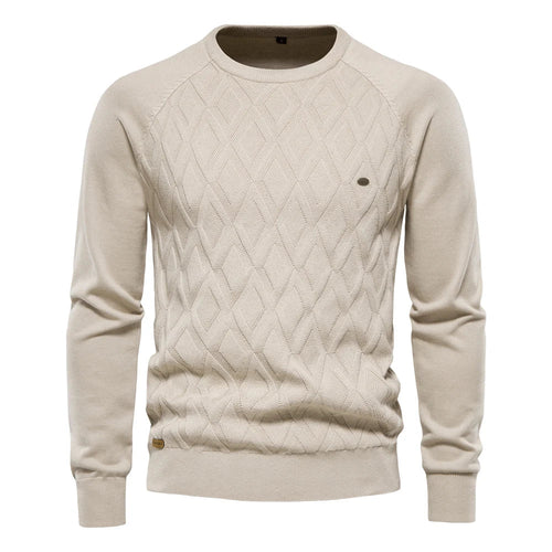 Theodor | Herrenpullover mit Rautenmuster