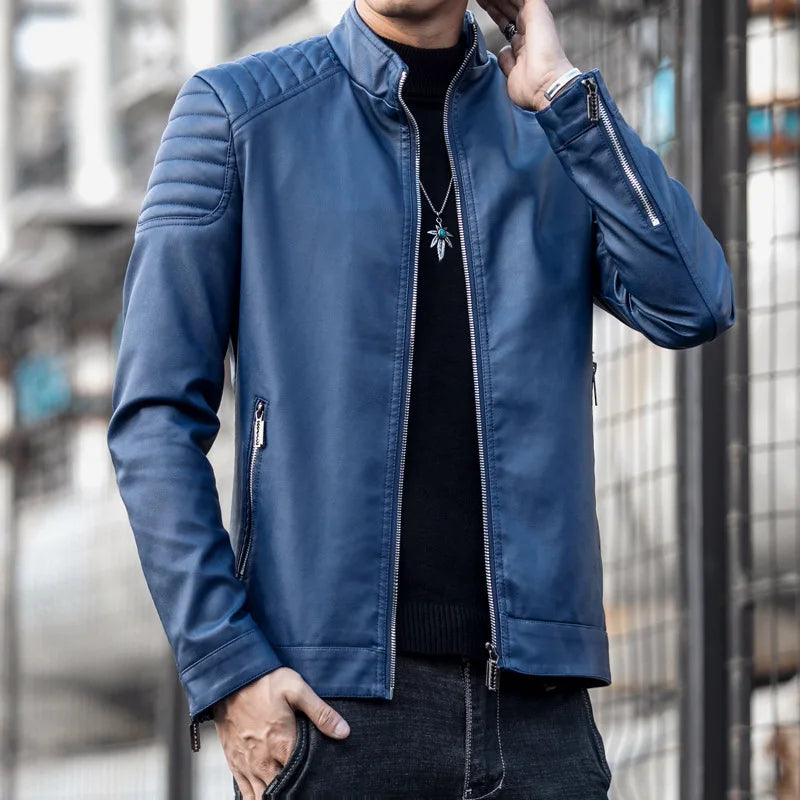 Premium Designer Lederjacke