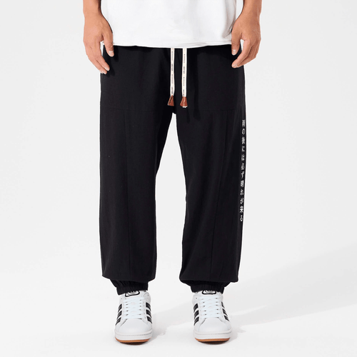 Shun - Bequeme Japanische Baumwoll-Haremhose