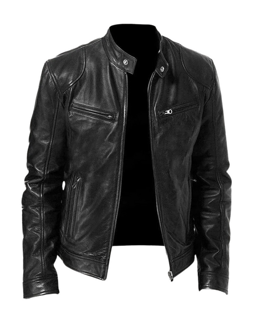 Lederjacke Essential