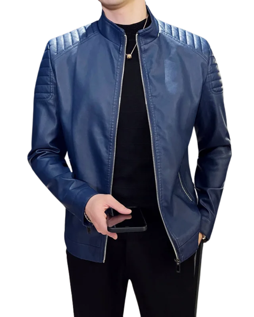 Premium Designer Lederjacke