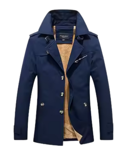 Eleganter Gefütterter Trenchcoat