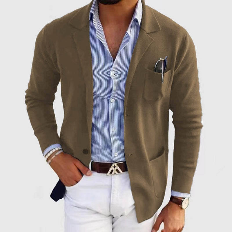 MARCO - Eleganter Blazer Strickjacke