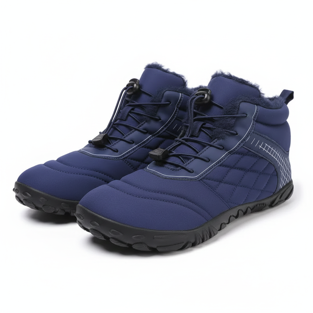 Gevoerde Barefoot Schoenen Heren en Dames zonder Veters Winter