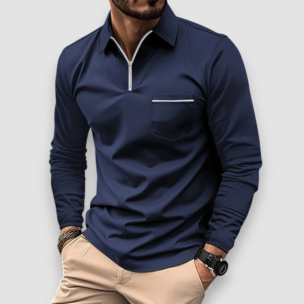 Ralph - Langarm Herren Poloshirt Premium