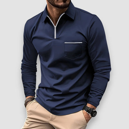 Ralph - Langarm Herren Poloshirt Premium