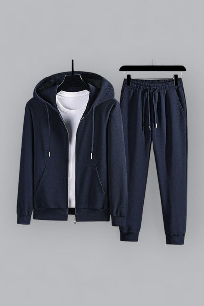 Premium Waffelstrick Loungewear-Set - Luxuriöse Herren Lounge-Kleidung