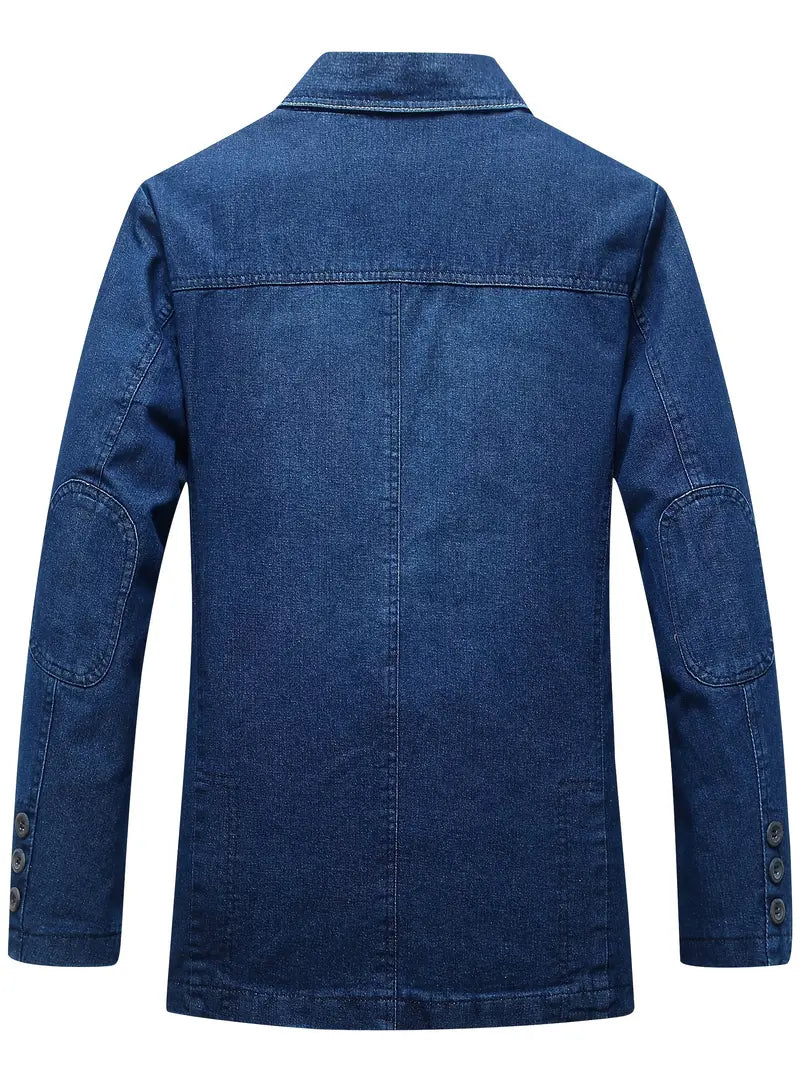 OSWIN - Denim Blazer Baumwolle
