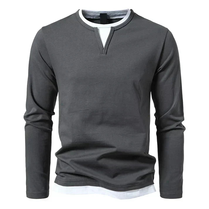 Alwin | Premium Longsleeve aus gekämmter Baumwolle