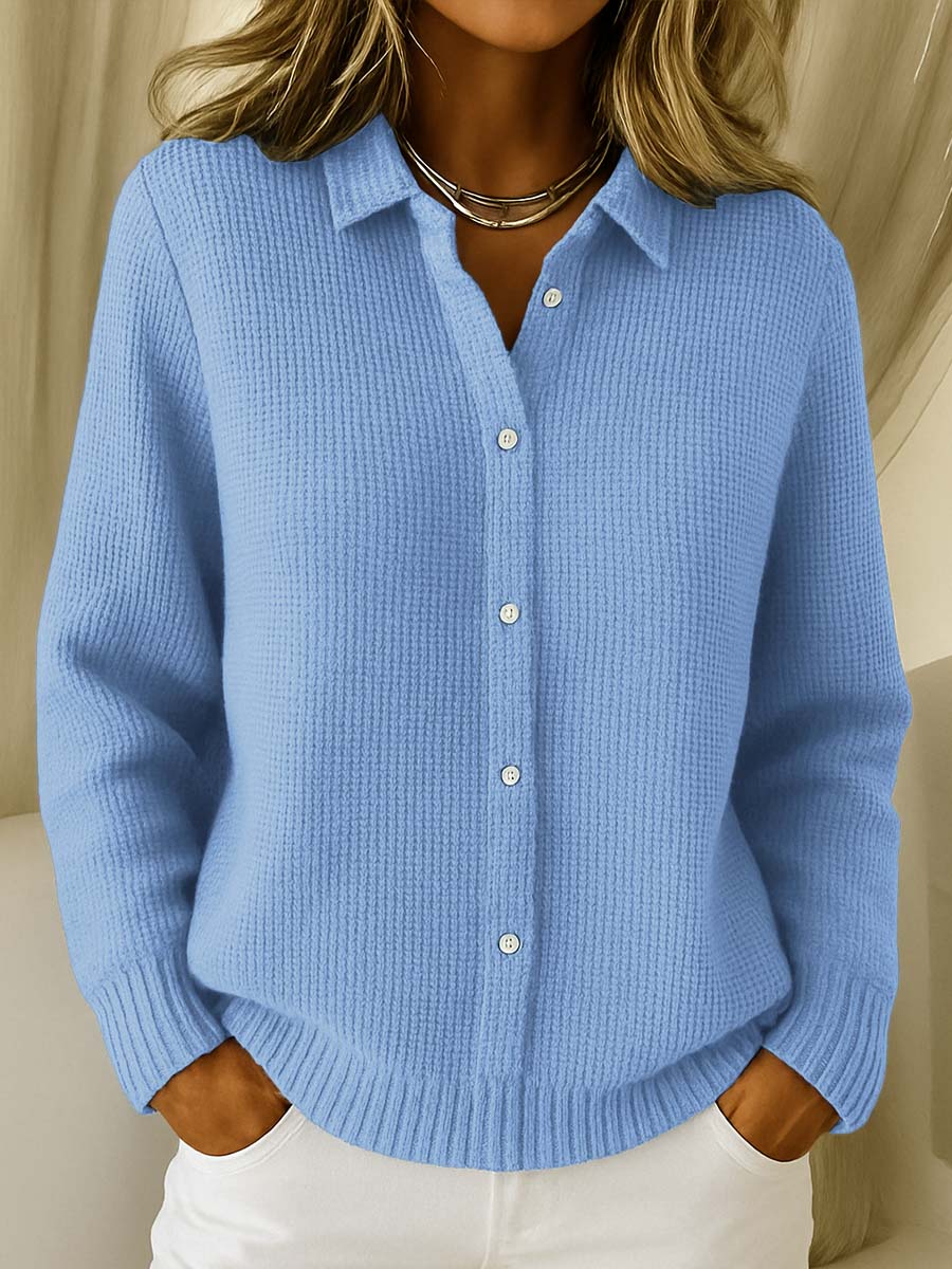 Maeve | Klassischer Gestrickter Knopf-Cardigan für Damen