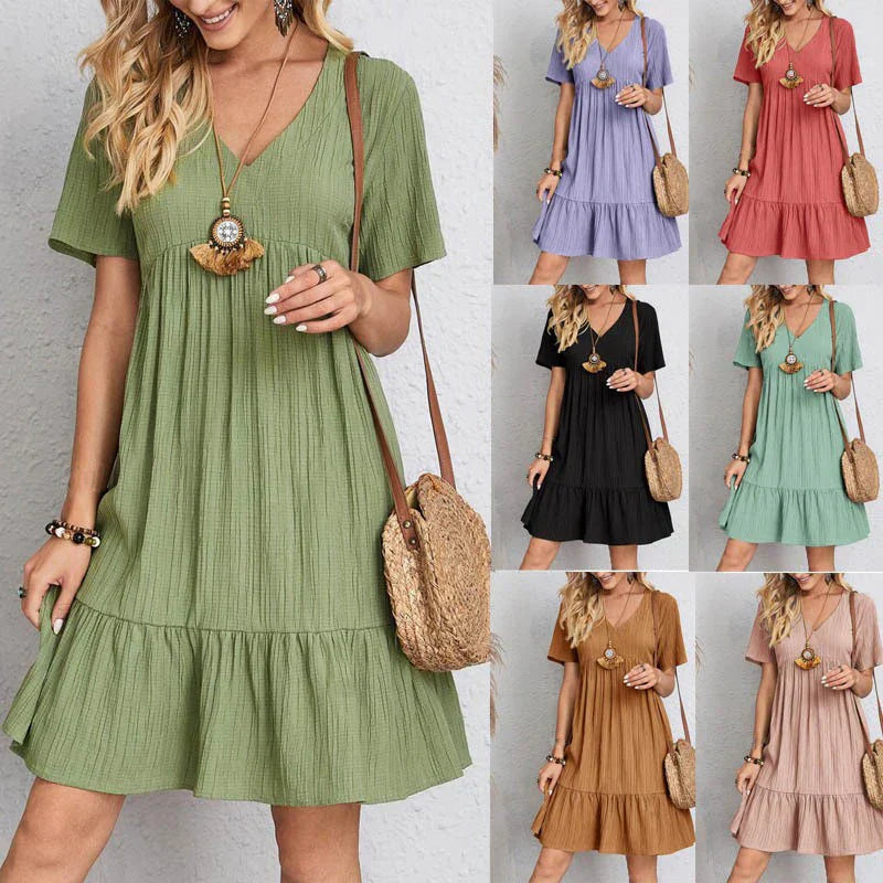 Solenne™ – Bohème Swing Kleid für Damen