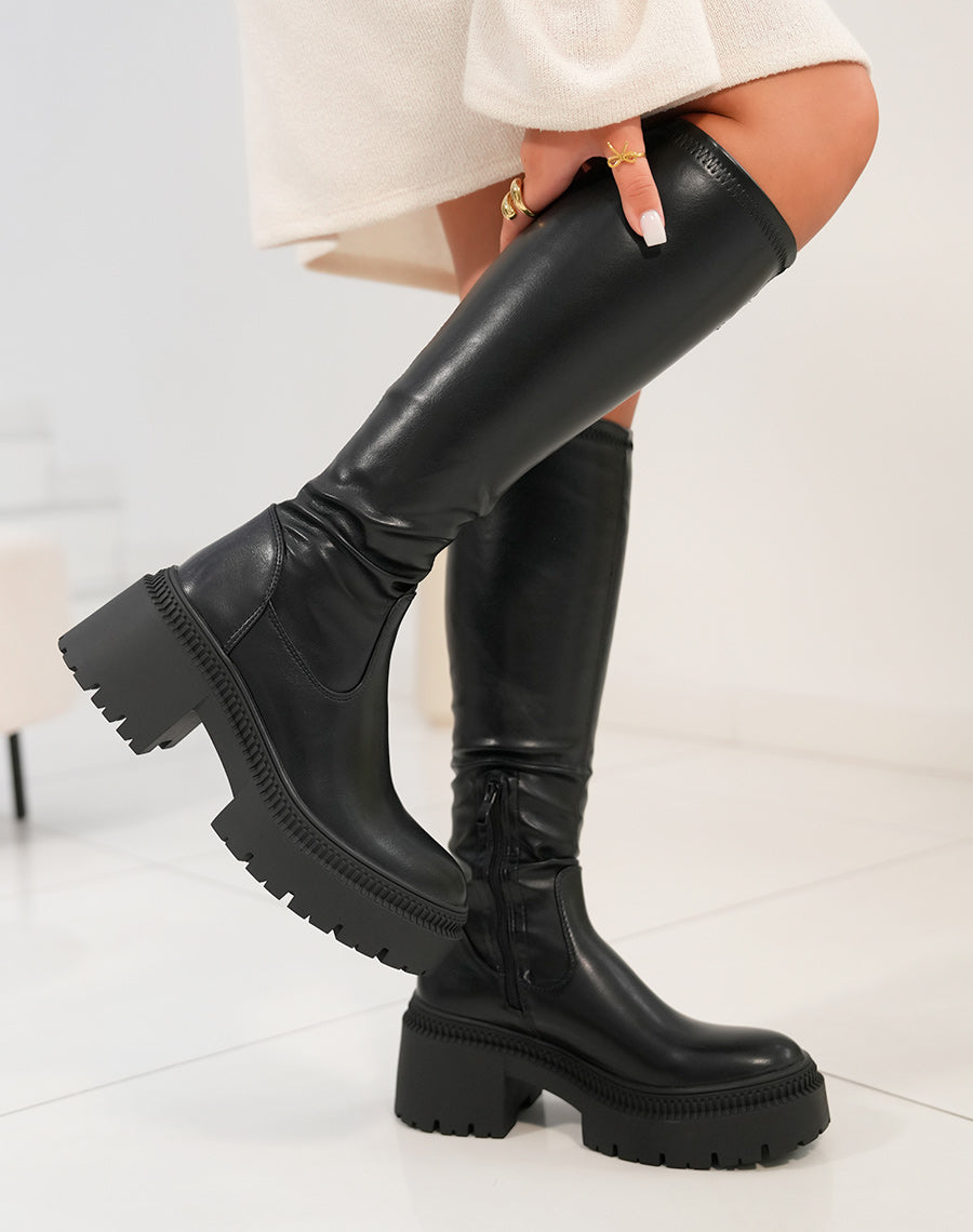 Iwana Schwarz Stiefel