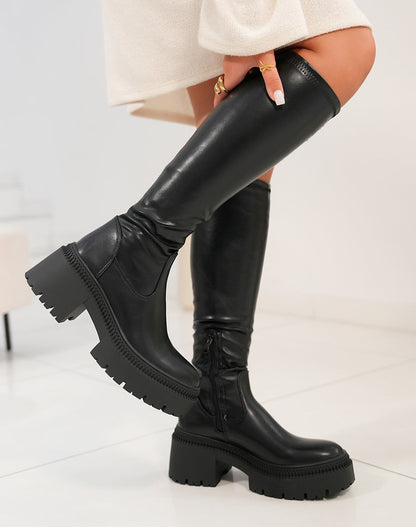 Iwana Schwarz Stiefel