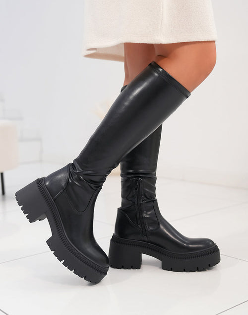 Iwana Schwarz Stiefel