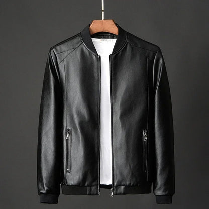 Authentische Biker Lederjacke