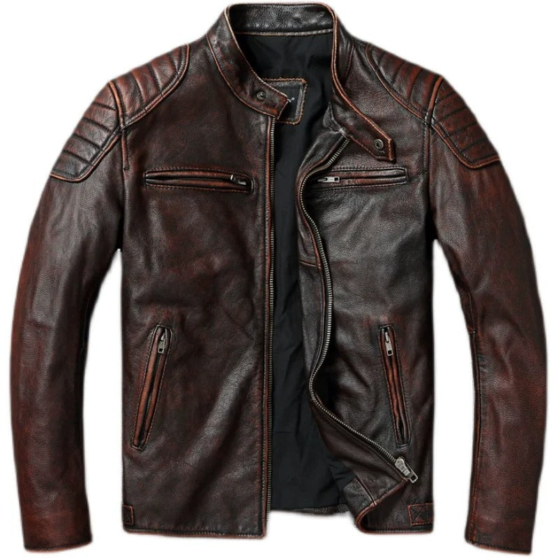 Vintage Lederjacke