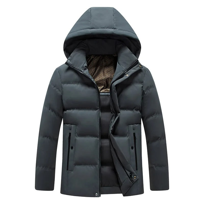 Elegante Fleece Jacke mit Kapuze