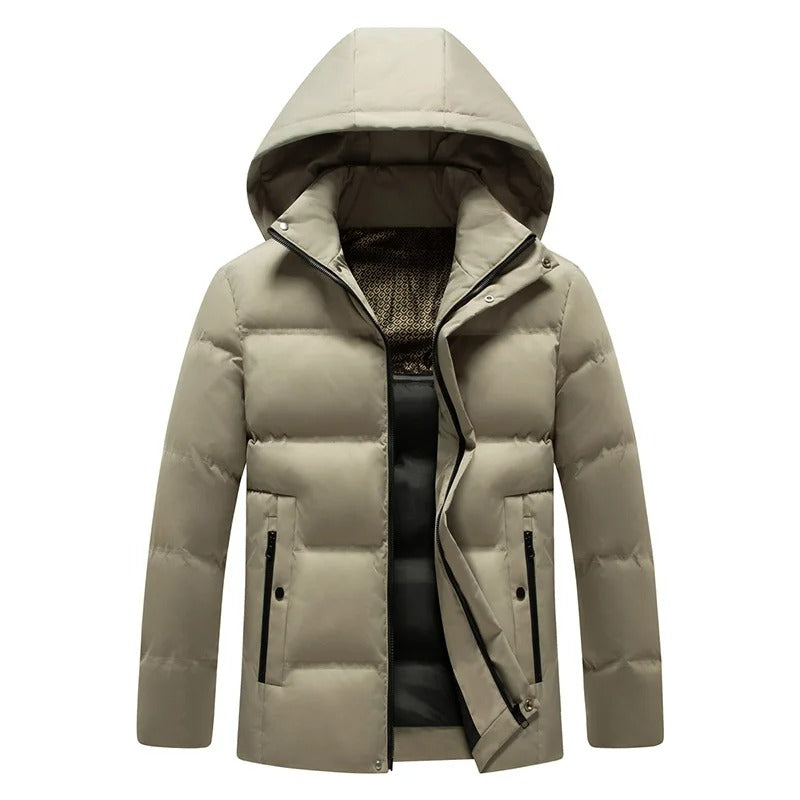 Elegante Fleece Jacke mit Kapuze