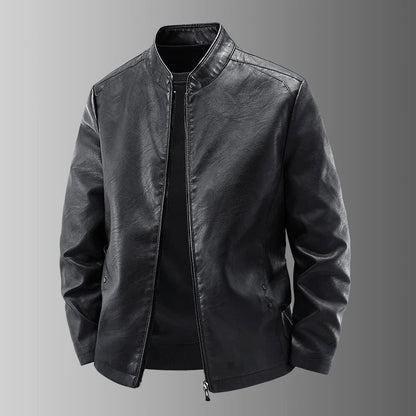 Klassische Biker Lederjacke