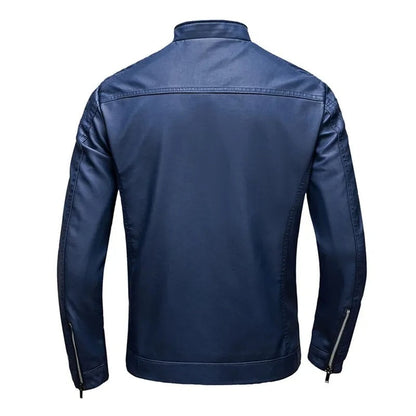 Stehkragen Lederjacke