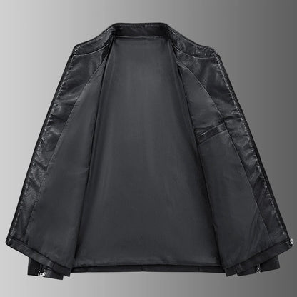 Klassische Biker Lederjacke